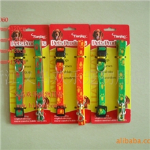 宠物项圈牵引宠物牵引绳提花牵引带项圈批发