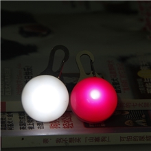 工厂专业生产宠物用品宠物发光吊坠玩具圆型宠物安全闪光灯