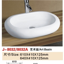 供应陶瓷盆陶瓷洗手盆陶瓷洗脸盆卫生间陶瓷盆j-8032
