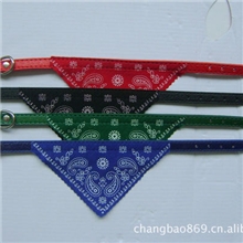 三角布巾猫带宠物带、宠物颈圈、宠物项圈、牵引绳布带