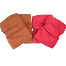 羽绒护膝春秋冬季骑车防寒保暖加厚羽绒护膝护腿腿套防雨水