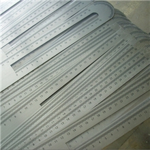 不锈钢直尺批量定做异形出口单双面精密腐蚀工艺成熟品质好