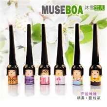 可爱娃娃YANQINAI眼线液8609超萌开运娃娃防水防汗硬头卡通随机