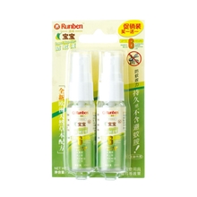润本宝宝A0114防蚊液瓶装40ml/2支装镇静红肿/瘙痒买八赠一
