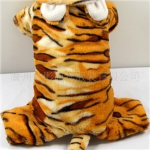 供应新款宠物服装秋冬装/狗衣服/可爱立体变身装，四腿老虎纹