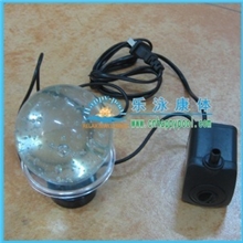 直径5CM风水球水晶球摆件流水喷泉迷你潜水泵(7W)水下灯(8珠)