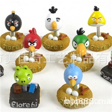 厂家直销正品车载摇头公仔【愤怒的小鸟全套】公仔可混批