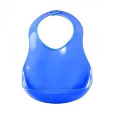 考比婴儿立体防水大号围兜饭兜宝宝软塑料吃饭围嘴四档可调节