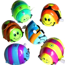 会跑会翻身多彩发条小甲虫上链翻斗甲壳虫小瓢虫婴幼儿玩具