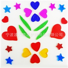 生产供应情人节窗贴果冻贴卡通果冻贴【来图订制】