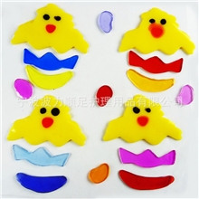 生产销售TPR窗贴果冻贴动物卡通果冻贴