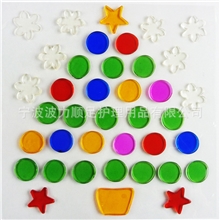 销售供应圣诞节窗贴PVC窗贴果冻贴