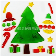 供应pvc软胶果冻贴窗贴鬼节圣诞节万圣节等节日礼品