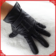 高等质量男士仿皮pu皮保暖开车手套现货批发销量高