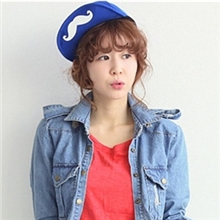 原宿春夏韩国女潮胡子周小熊帽子sparkle翻檐帽街舞帽棒球帽