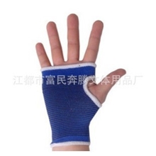 2012运动护具厂家供应宝蓝色针织护手掌一付（盒装）高品质