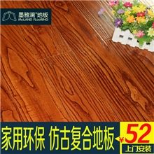 11.11团购欧式仿古强化地热地板环保家用复合地板12mm上门安装