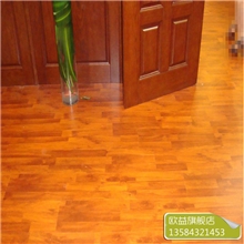 【企业集采】强化复合木地板环保地热厂家直销特价三拼红色1631