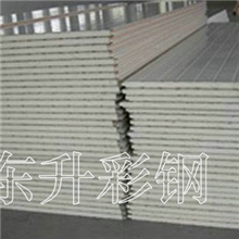 生产供应保温隔热聚氨酯岩棉夹芯板岩棉彩钢夹心板