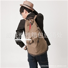 【11双11货源2013新款男女通用斜背学生包百搭韩版帆布双肩包背包