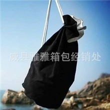 一件代发2013秋季新款通用背包黑色水桶包休闲帆布包双肩包批发
