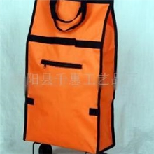 环保折叠购物包、带轮子购物袋、购物蓝便携购物包万用,轮子包