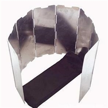 8片铝制超轻挡风板8片折叠炉头防风板带插销