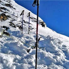 厂家供应优质可伸缩金属登山杖（凯特）