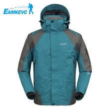 爆款厂价直销伊凯文正品户外男款压胶防水两件套冲锋衣