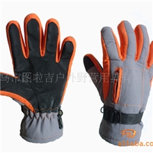 2010新户外保暖手套/防风手套/防泼水手套女式橘黄色