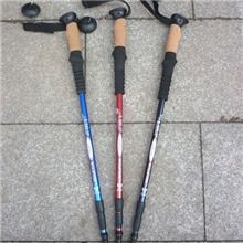 意大利WILD顶级7075航空铝合金超轻三节软木登山杖