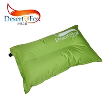 沙漠之狐自动充气枕头旅行枕户外夏天充气枕头午休睡枕