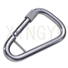 专业出售方形登山钩5号登山钩圆形铝登山钩