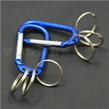 深圳厂家热销铝制带三个钥匙圈爬山扣饰品爬山扣《优秀品质》