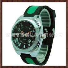 厂家直销原装进口石英机芯免费做LOGO颜色多种运动礼品手表