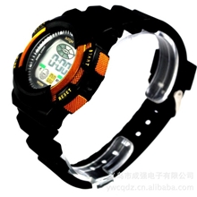 AOSUN男士品牌时尚多功能防水硅胶电子手表小商品促销赠品批发网