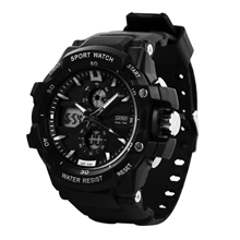 时刻美DG0990时尚户外运动双时间防水登山系列运动手表