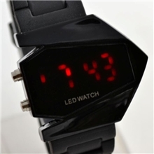 2013创意LED闹钟七彩闪光战斗机led电子表七彩夜光多功能飞机表