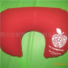 U形枕充气枕植绒PVC材料户外旅行必备1001个起定