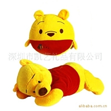 抱枕毯空调被抱枕抱枕毯便携毯抱枕被空调毯小熊毯