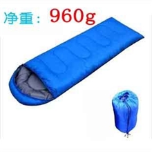 户外用品野营睡袋夏季午休露营睡袋信封带帽睡袋批发