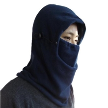 加厚双层抓绒帽蒙面帽头套CS帽子反恐面罩秋冬户外防风保暖骑行帽