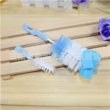 秒批婴儿用品长柄奶瓶刷清洁专用一大一小两把