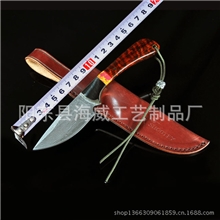经销供应礼品盒蛇纹木大马士革刀