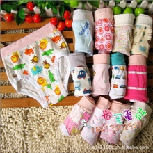 外贸卡特余料宽腰短裤婴幼儿童三角内裤学习裤卡通花色0-035