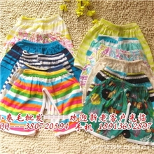 现货供应婴儿裤子宝宝开裆短裤尿尿裤夏季儿童开裆裤0.045/YS