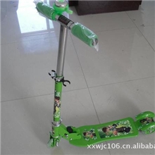 [小额混批]儿童滑板车三轮/新款鱼形PVC带灯/SCOOTER/脚踏滑板车