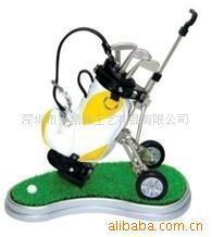 供应广告礼品创意新款高尔夫笔筒