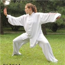 加厚纯棉太极黑色色纯棉人棉太极服练功服表演服太极拳服装武术服