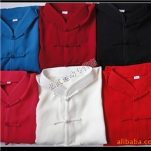 棉加丝太极服*练功服*垂感好舒服透气健身服武术服太极服批发